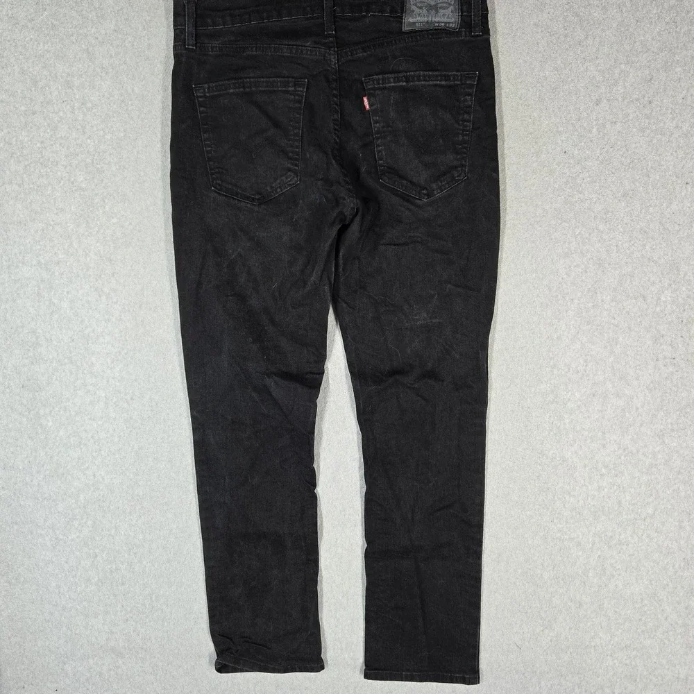 Levi's 511 Men Jeans 36X32 Black Denim Slim Fit 30